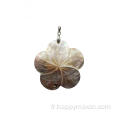 Craft Flower Natural Natural Shell Pendants Pendants Bijoux